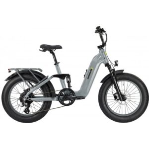 Lombardo Cassia Agevole E-Bike 20" Grey Tomaia Yellow Glossy