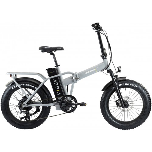 91_Appia-500x500 Lombardo Appia E-Bike 20" Grey Tomaia White Matt - Image 1
