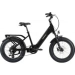 Lombardo Aurelia Agevole E-Bike 20" Black Ossidiana White Monroe Glossy