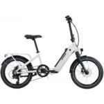 Lombardo Amalfi Agevole E-Bike 20" White Monroe Black Ossidiana Yellow Lume Matt