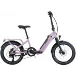 Lombardo Amalfi Agevole E-Bike 20" Violet Glicine Black Ossidiana Matt