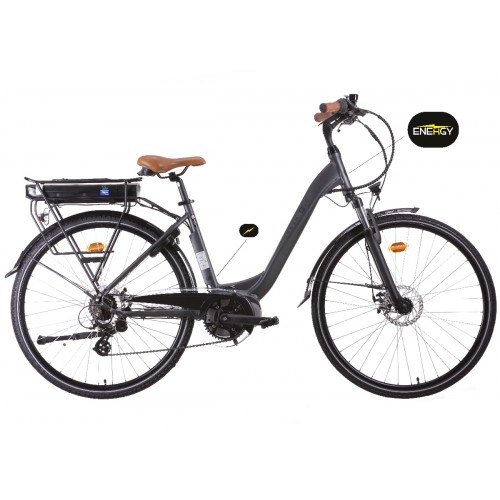 URBAN-600_28-zelvegian-bikes-500x500 Ηλεκτρικό Ποδήλατο Energy Urban 600 28" City Γκρί - Image 1