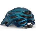 Κράνος MET Veleno Teal Blue Metallic Glossy - Image 2