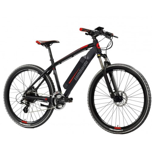valderice-wm-black-2020-500x500 Lombardo Valderice WM MTB E-Bike 27.5" Black-Grey Red - Image 1